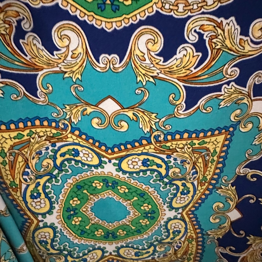 Susan Graver Blue and Green Patterned Tank Top - Picture 5 of 5